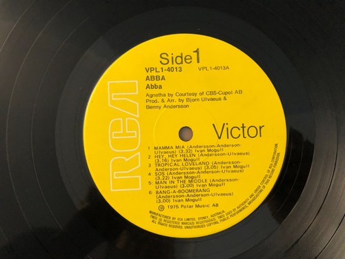 ABBA Self Titled 12" LP 1975 RCA Victor Aus VPL1-4013 - Picture 4 of 12