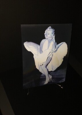 Marilyn Monroe Image Changing 3D Holographic Lenticular Poster