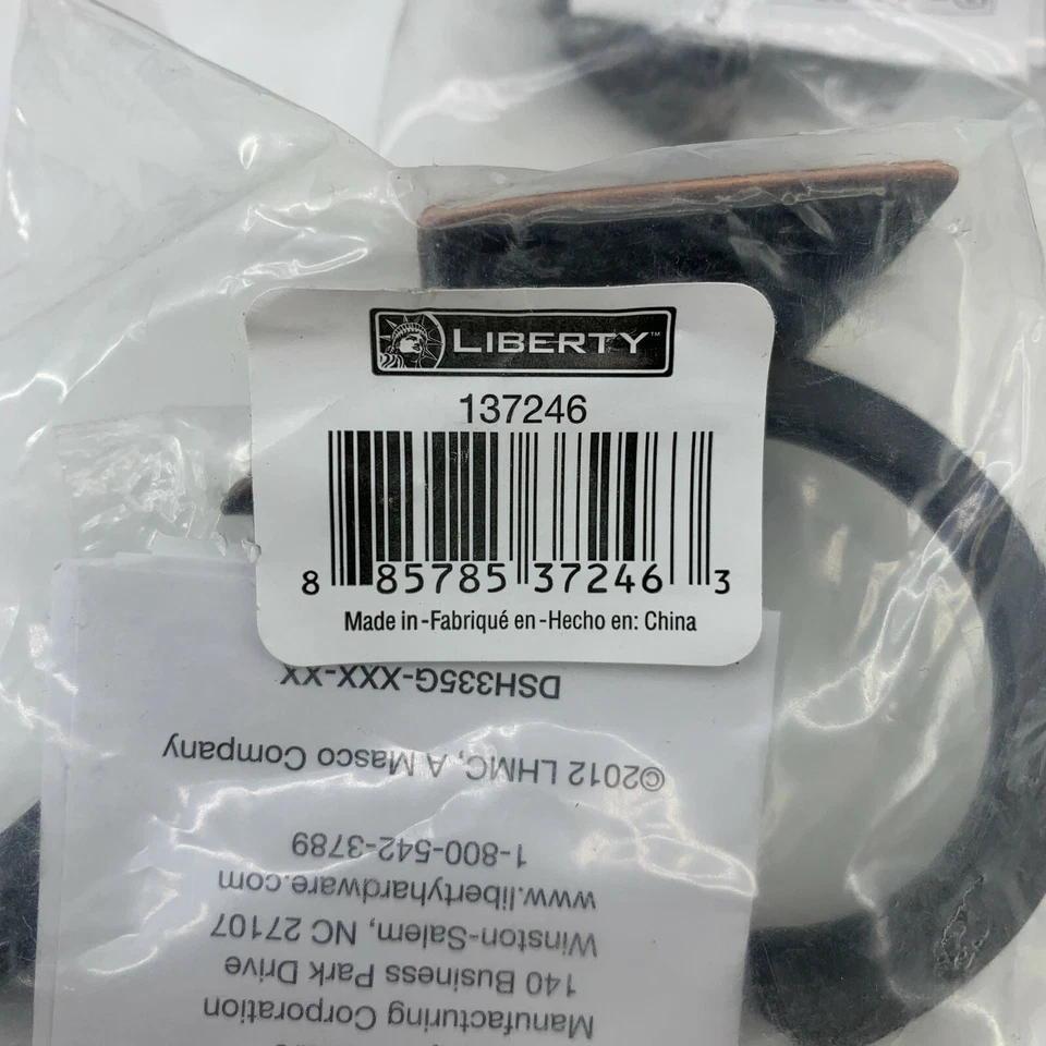 Lote 3- Gancho para Abrigo y Sombrero Liberty Hardware Ruavista - Bronce con Cobre Nuevo Foto 3 de 4