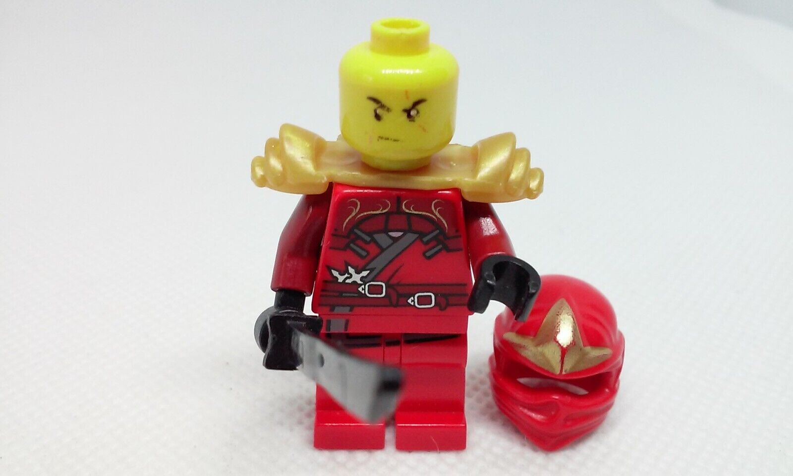 Lego Ninjago Kai ZX Red Ninja #9446 with Armor Authentic Minifigure