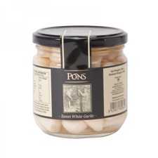 Marinated Sweet White Garlic By Pons- Six 9.9 Oz Glass Jars