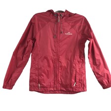 Kathmandu Spray Rain Jacket Pack & Go Size 8 Red