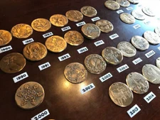 Vintage Wendell August Bronze Christmas Ornament Annual 1980-2018, Specials