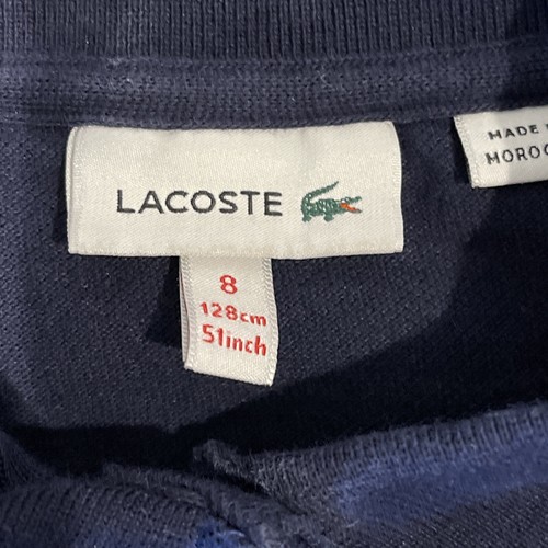 Lacoste Shirt Girl Size 8 Babydoll Style EUC - Picture 3 of 5