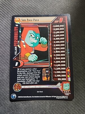 DBZ CCG DRAGON BALL GT SON PARA PARA LV1 #99 LIMITED FOIL BGS 8 LOST EPISODES 04