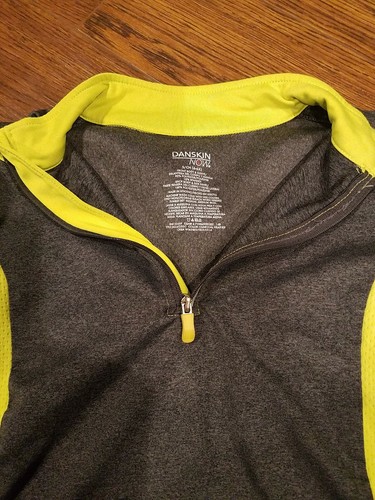Little Boys Active Sports Gray & Lime Green Fleece Top 6-6x pullover zip - Picture 3 of 8
