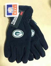 Green Bay Packers Licensed Thinsulate Fleece Gloves (NOS)