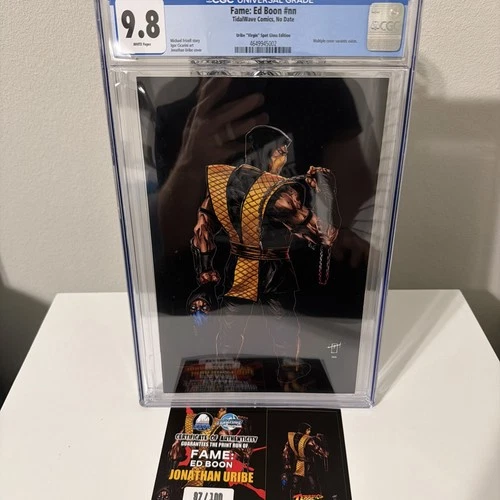 CGC 9.8 FAME ED BOON MORTAL KOMBAT URIBE VIRGIN TERRICON 2025 LTD 100