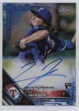 2016 Topps Chrome Rookie Blue Refractor 83/150 Luke Jackson #RA-LJ Auto 1t9a