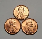 3 X 1956 D LINCOLN WHEAT PENNY 3 COIN SET #C10706