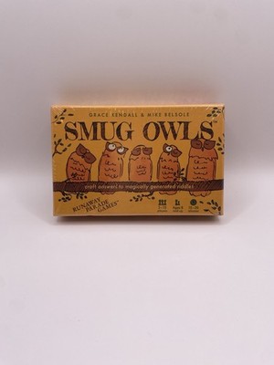 Smug Owls Award Winning Hilarious & Creative Riddle Card Game New Sealed