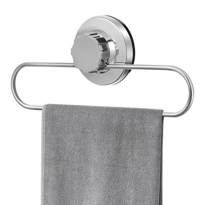 Suction Cup Towel Rack Holder Self Bathroom Heavy Duty Stand for