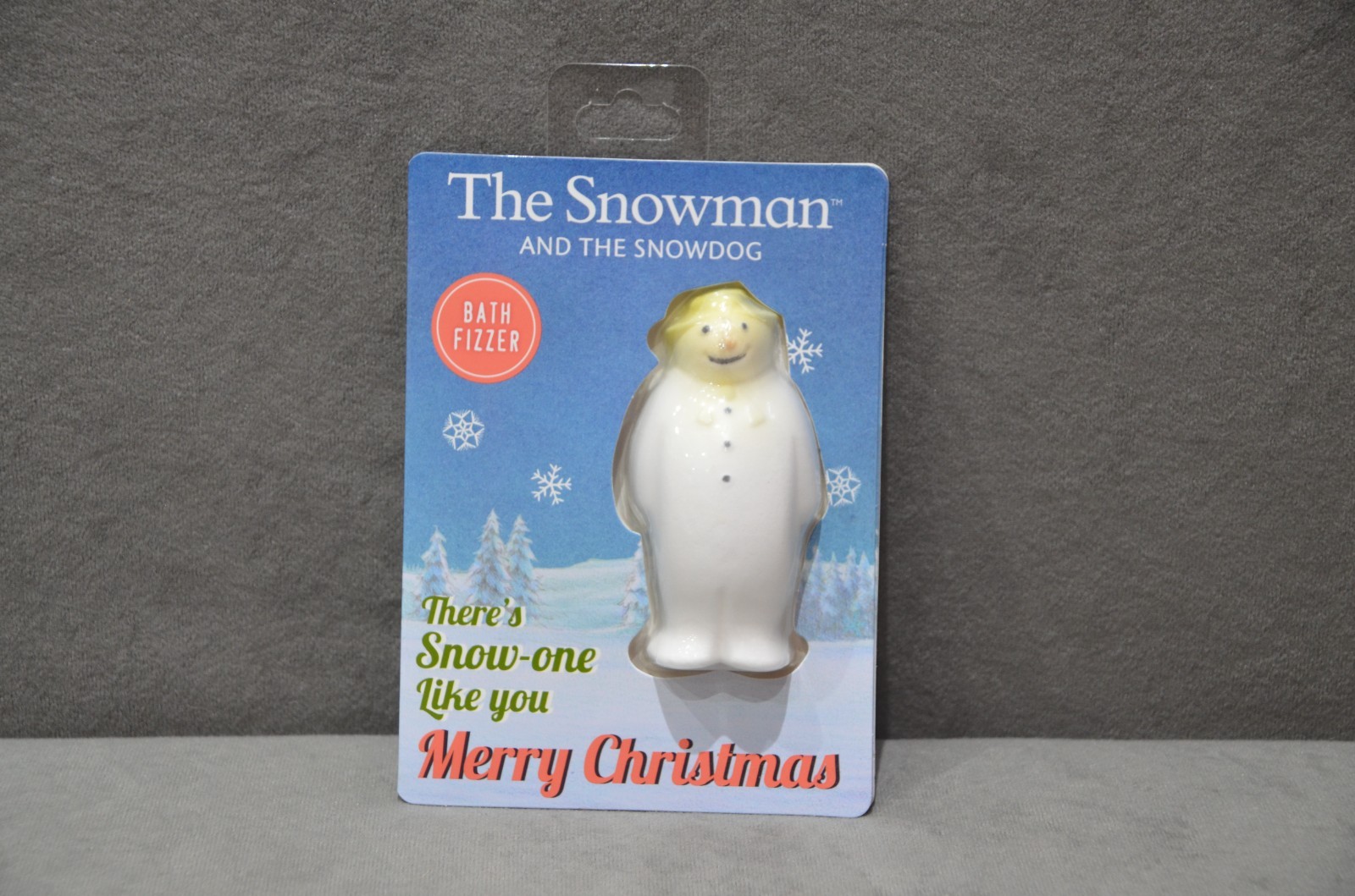 The Snowman And The Snow Dog Merry Christmas Bath Fizzer 55g Brand New