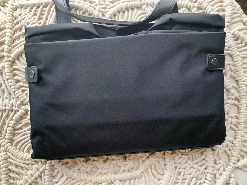 Tumi Nylon Duffel Bag with Leather Accents Pack A Way - Image 4 of 4