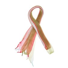 6 Pairs Lace Chiffon Shoelaces Decorative Fashion Colored for Sneakers Shoes