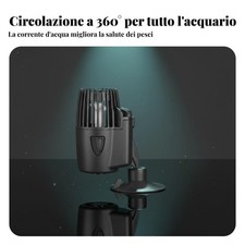 Pompa Crea Onde Acquario Aumenta l'ossigeno Generatore di Onde per Acquario