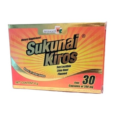 SUKUNAI KIROS ORIGINAL Naturacastle Mexico- FREE Shipping Sukunai Kiros 30 CAPS