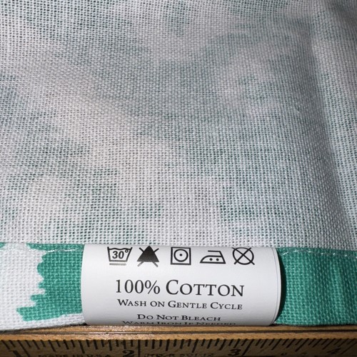 Royal Standard, 1 Sets of 5 Napkins 100% Cotton Napkins Turquoise and White - Picture 8 of 8