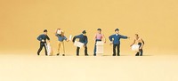 Preiser 79016 N-Spur Eisenbahn Personal GüTerlader Figuren