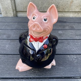 Wade Ceramic Natwest Pig Sir Nathaniel Father Dad With Stopper 1980