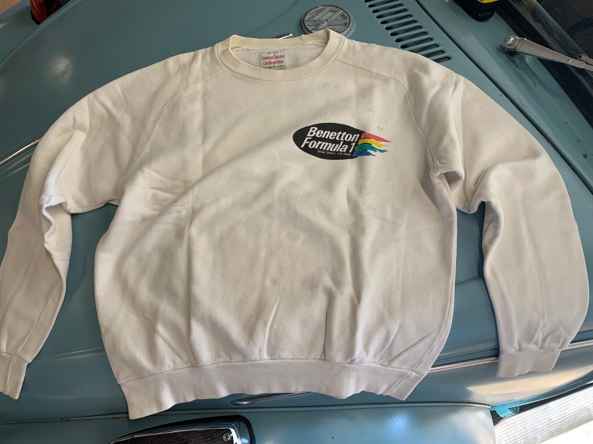 Vintage F1 Formula 1 Benetton Sweater 90's World Champions sz M | eBay