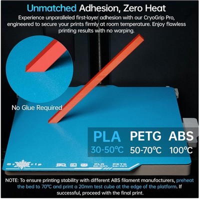 BIQU Cryogrip Pro Frostbite Panda Build Plate 257x