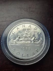 CANADA SILVER ONE DOLLAR 1963 PROOF WITH CAPSULE