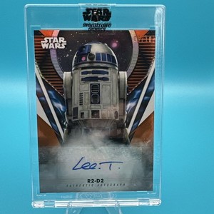 topps star wars signature R2-D2 サイン01/50 Star Wars Topps 2022 Signature Series Single Card Orange 810
