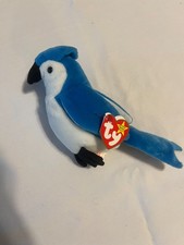 Ty Rocket The Blue Jay Beanie Baby Plush Toy