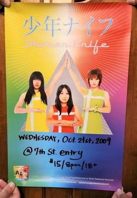 Shonen Knife Poster Konzert Promo Supergroup 2009