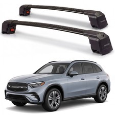 Roof Rack Crossbars For Mercedes-benz Glc 2023-2026 Aluminum Black Roof Rack Crossbars For Mercedes-benz Glc 2023-2026 Aluminum Black