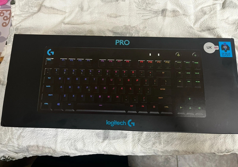 Logitech G Pro Mechanical Gaming Keyboard UKQWERTY UK Layout Brand New