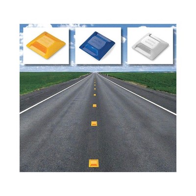 TAPCO 102235BXK Pavement Marker,Amber,1 Way,4 In.,PK100 38A881