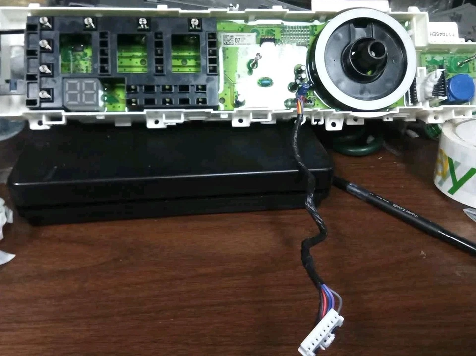 LG 4.8-cu ft High Efficiency Agitator Top-Load Washer Control Board WT7155CW - Image 3 of 4