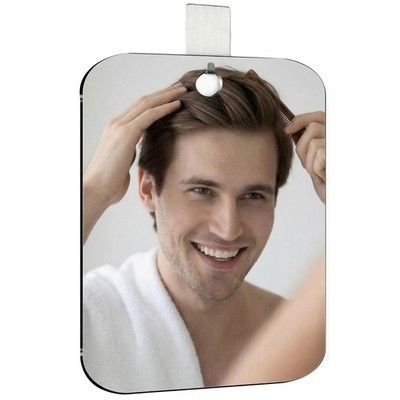Ajcotahm Shower Mirror Fogless for Shaving, 8 x 9.4 Inch 9.4''L x 8''W, Clear