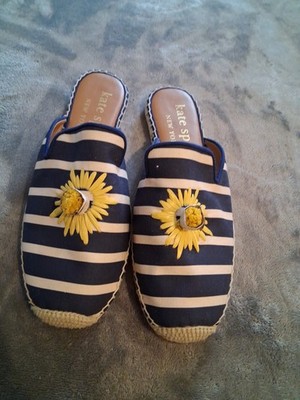 Kate Spade New York Women's Solero Navy Espradilles Sunburst Women's Shoes 8.5