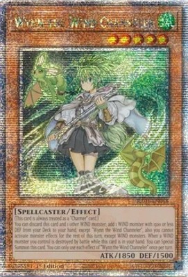 Yugioh! Wynn the Wind Channeler - RA01-EN018 - Quarter Century Secret Rare - 1st