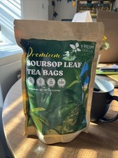 150 Premium Soursop Graviola Leaf Tea Bags - 100 Natural, Caffeine-Free, Gluten