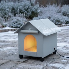 Outdoor Heated Shelter for Cats  Dogs - Waterproof, Insulated, Easy to Assemble