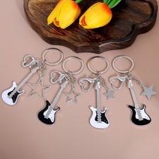 Charming Accessory Unique Music Guitar Keychain Suitable for All Occasions