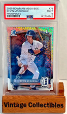 2025 Bowman Mega Box Kevin McGonigle 1st Chrome Mojo Refractor PSA 9 Mint #79