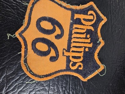 Collectible Phillips 66 Gasoline Sew-On Patch - Mid-Century