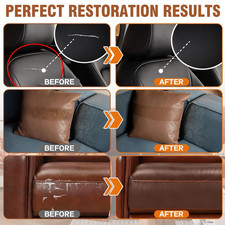 Leather Repair Tape, 3" x 61" Self Adhesive Leather Repair Patch for Furnitur...