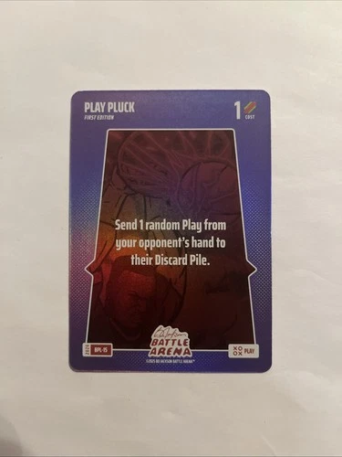 2026 Bo Jackson Battle Arena Play Pluck Bonus Play Foil BPL-15 SSP
