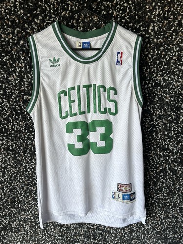 Larry Bird Trikot Boston Celtics #33 NBA Adidas Hardwood Classics Stitched Large - Bild 1 von 7