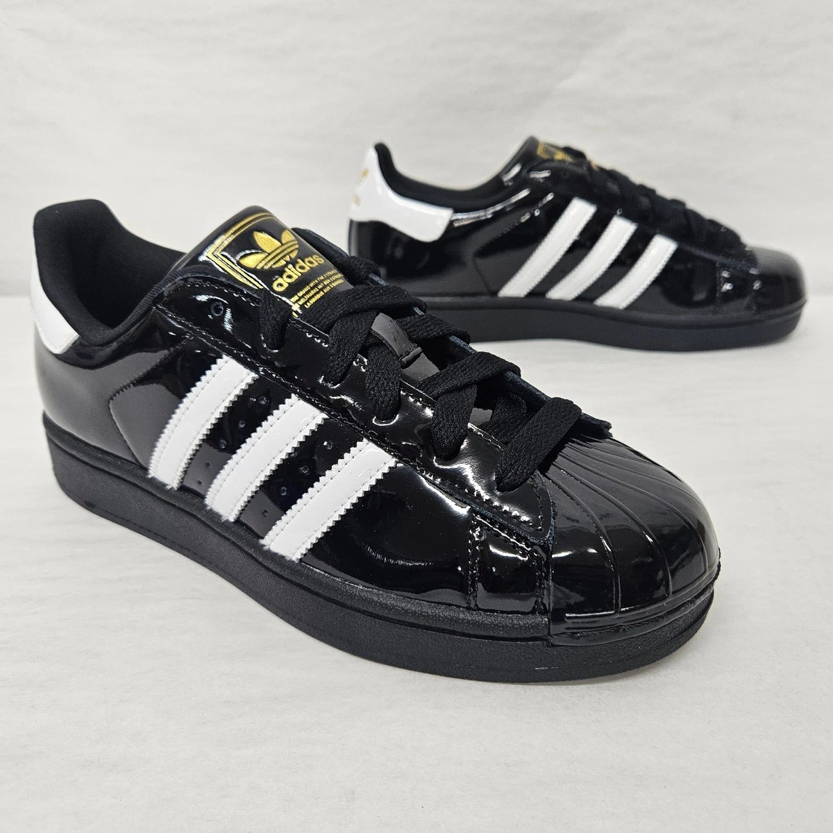 adidas Superstar Patent Leather Athletic Shoes for Women for sale