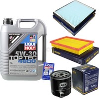 SCT Inspektionspaket 5L Liqui Moly Top Tec 5W-30 FüR VW Polo 1.4 16V Skoda Fabia
