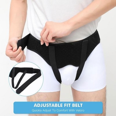 Leistenbruch Gürtel für Männer Leistenbruch Stützband abnehmbaren DE S/M/L #