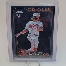 Topps 2024 Chrome Update Series Jackson Holliday Rookie Base USC200 Orioles