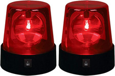 LED Strobe Light, 360 Rotating DJ Flashing Stage Effect, Battery Powered Car Sir
